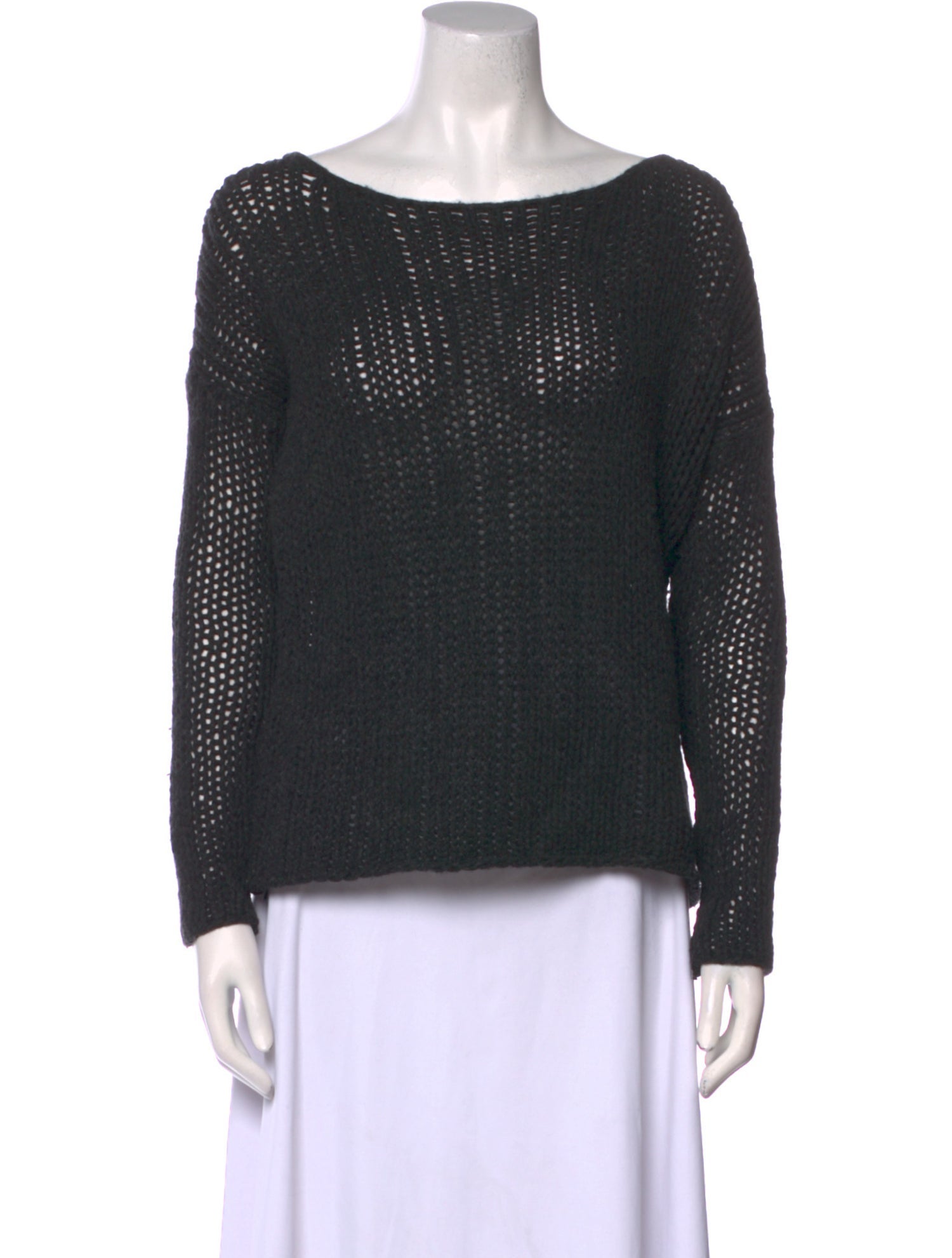 Vince Wool Bateau Neckline Sweater