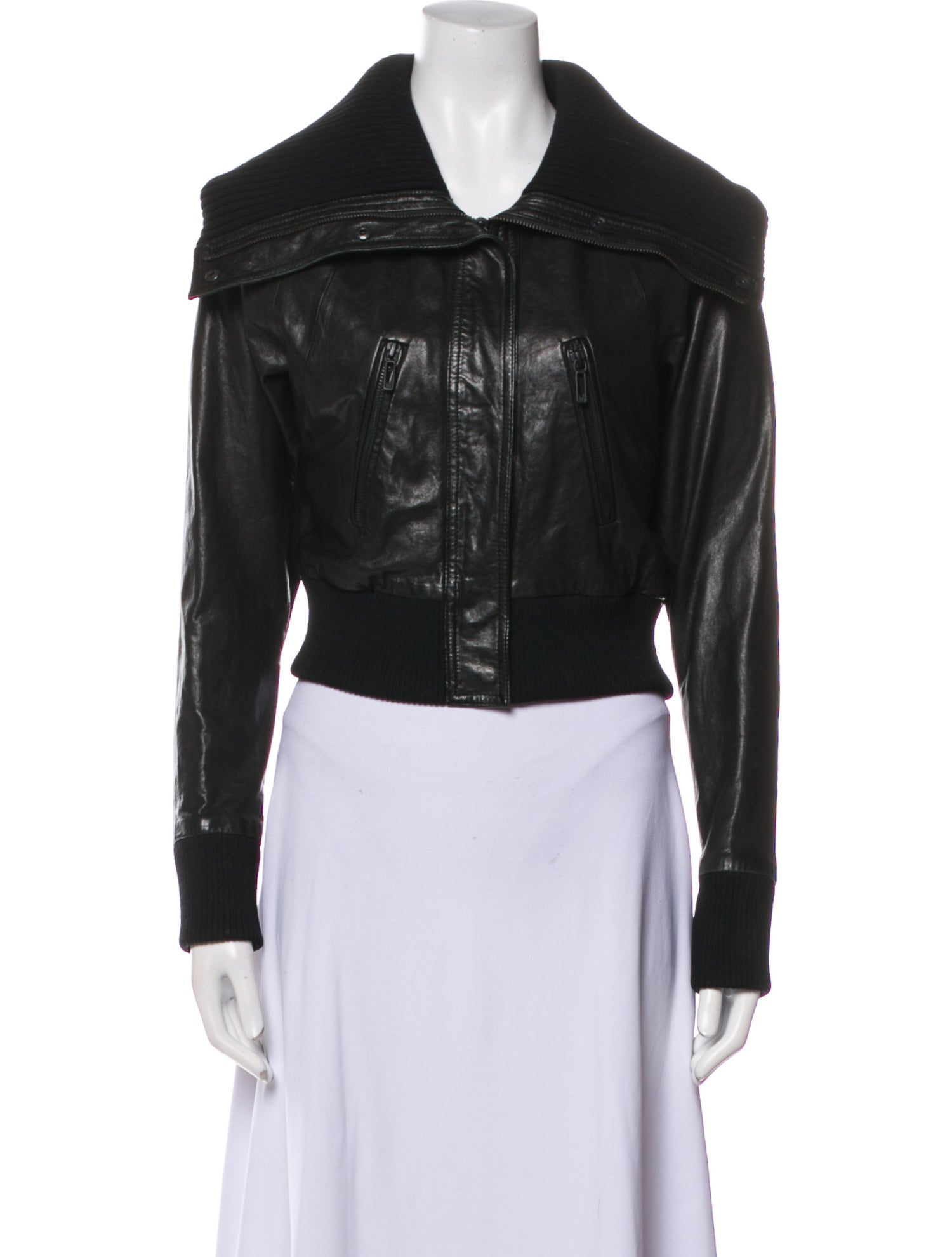 Vince Leather Biker Jacket