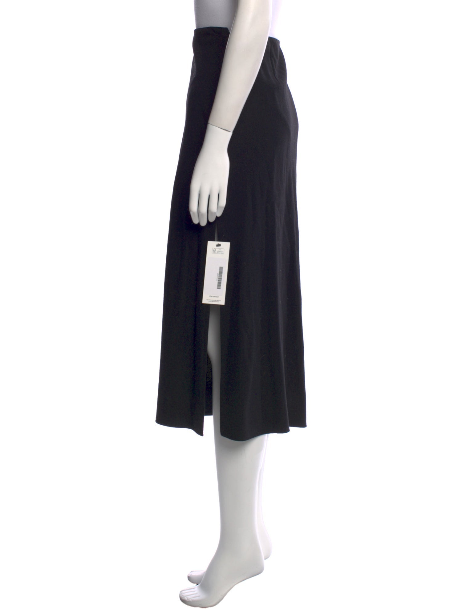 Vince Ruffle Embellishment Midi Length Skirt