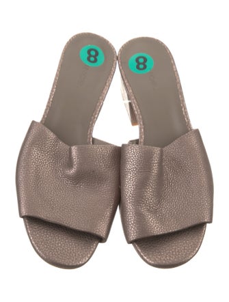 Vince Leather Slides