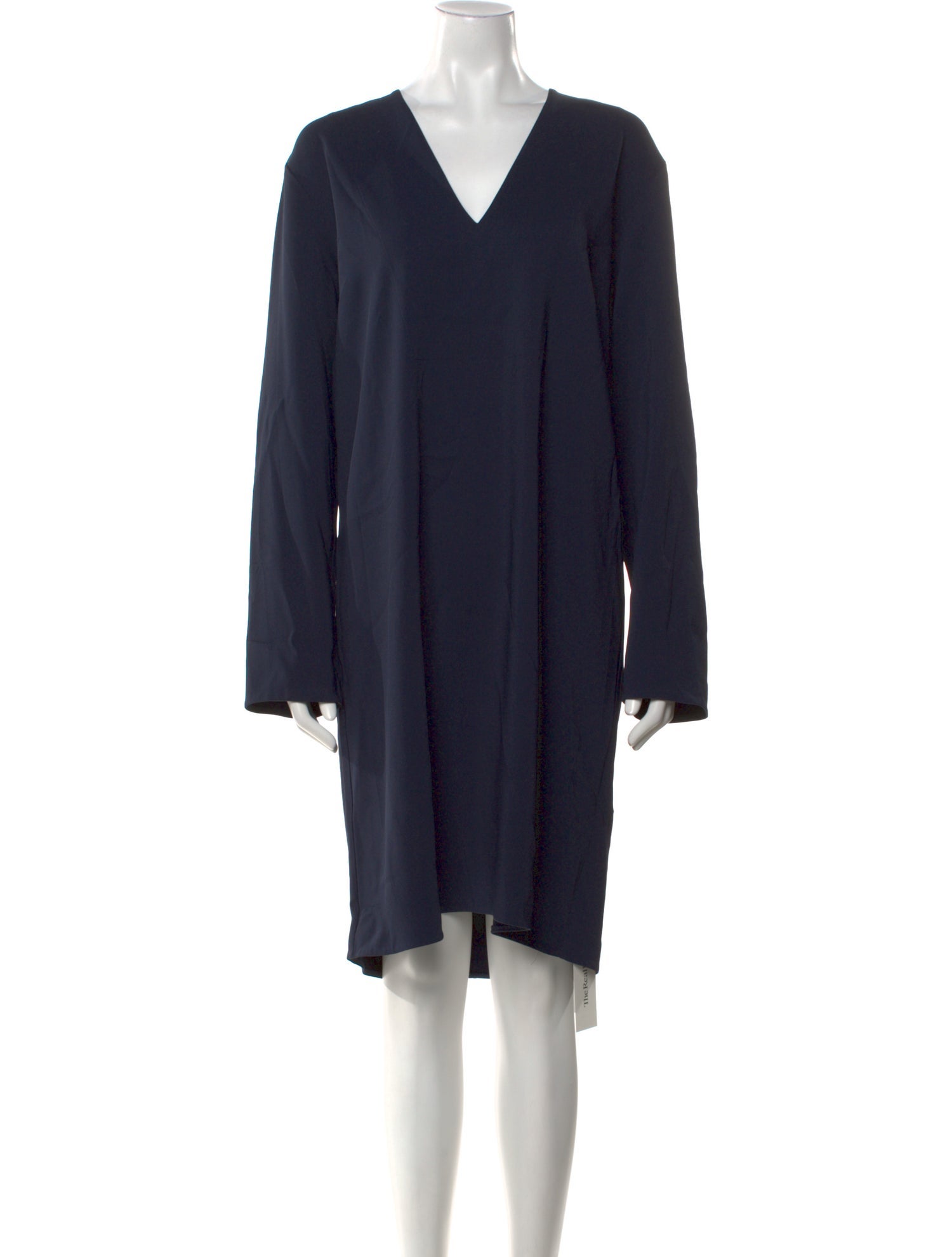 Vince V-Neck Knee-Length Dress