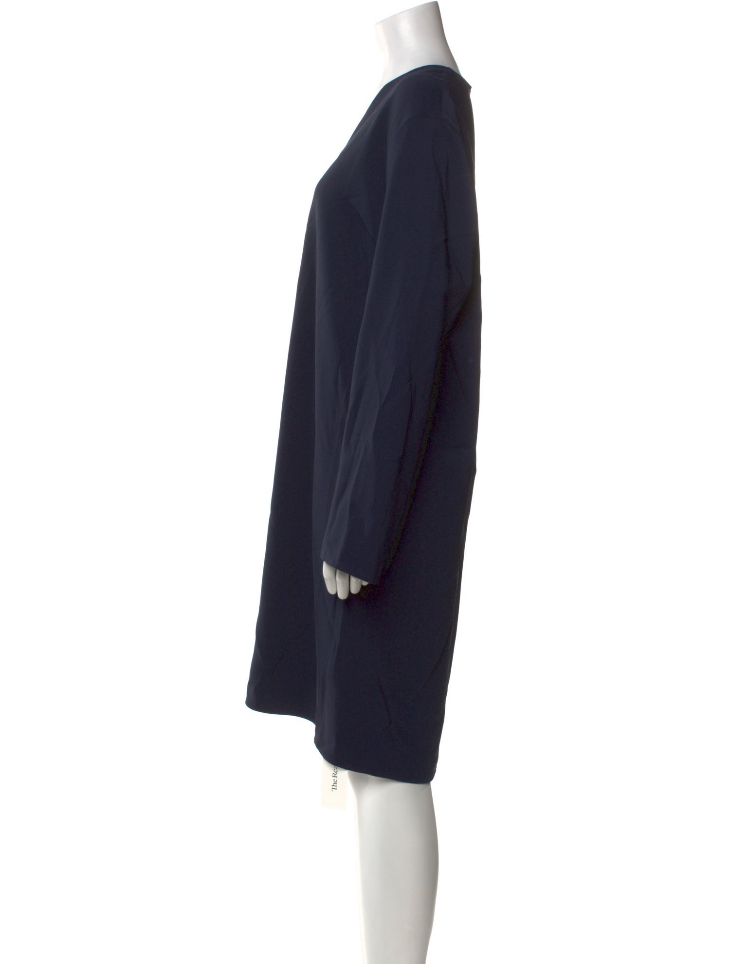 Vince V-Neck Knee-Length Dress