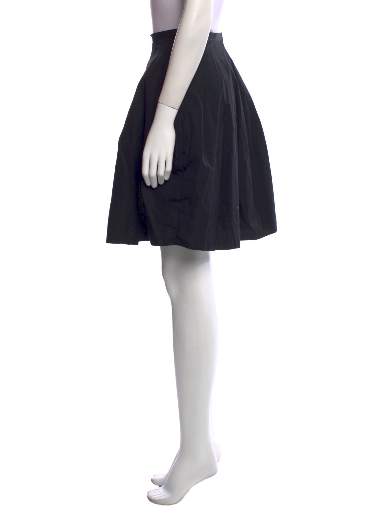 Vince Pleated Accents Knee-Length Skirt