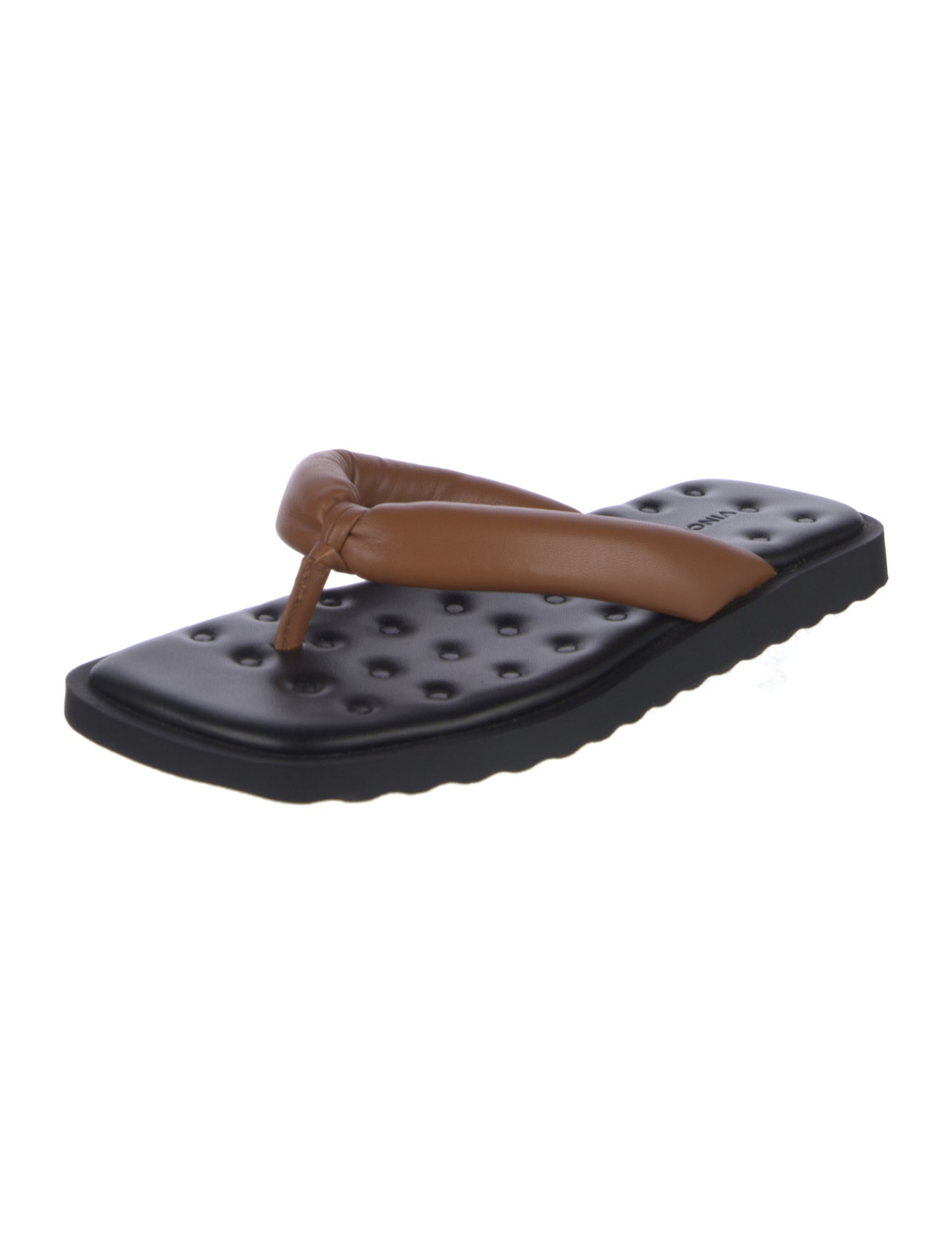 Vince Leather Flip Flops