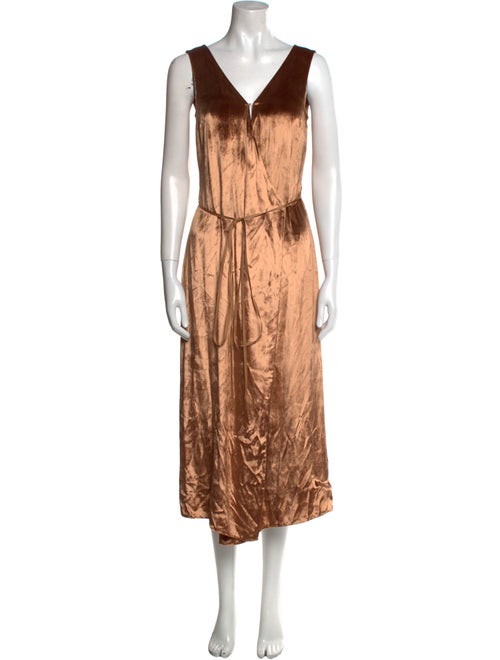 Vince Printed Long Dress