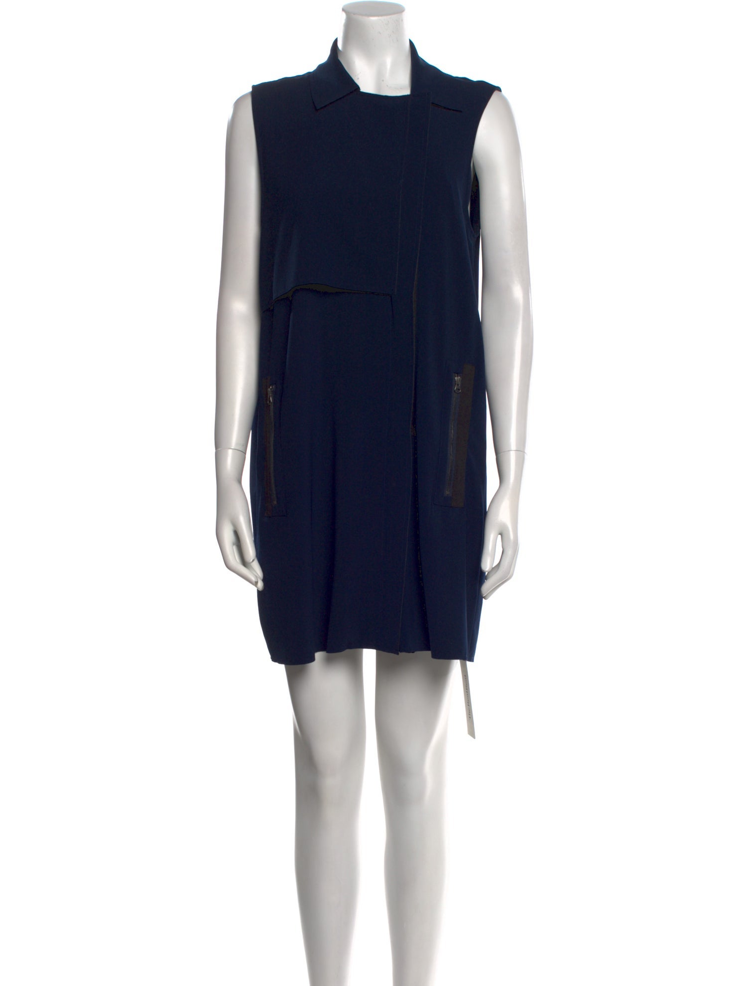 Vince Mock Neck Mini Dress