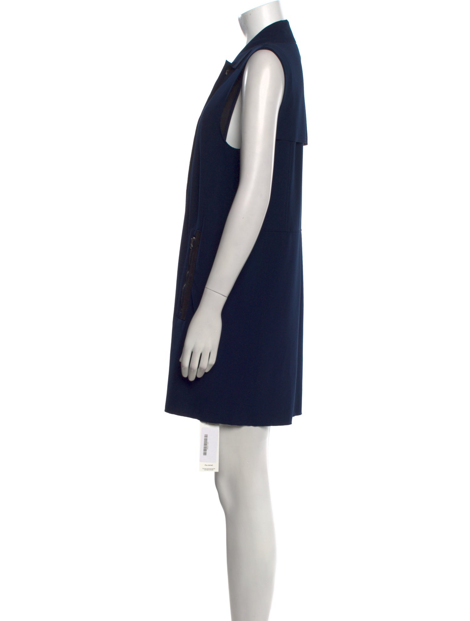 Vince Mock Neck Mini Dress