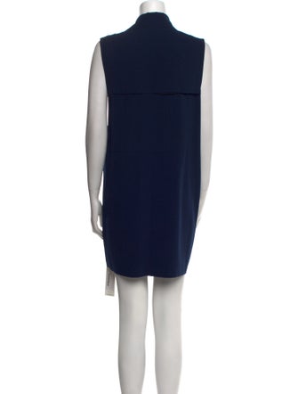 Vince Mock Neck Mini Dress