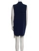 Vince Mock Neck Mini Dress