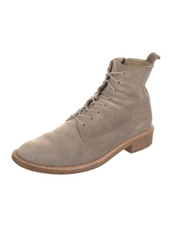 Vince Suede Lace-Up Boots