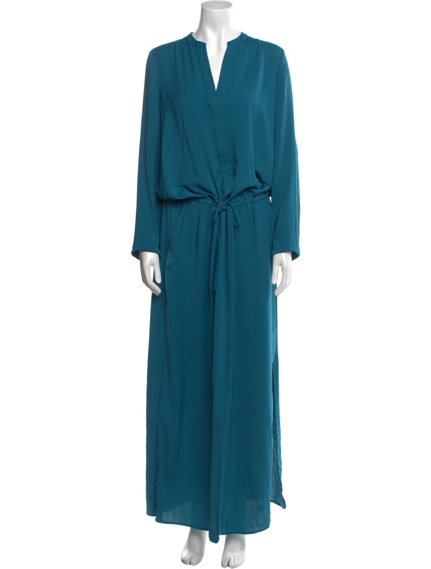 Vince V-Neck Long Dress