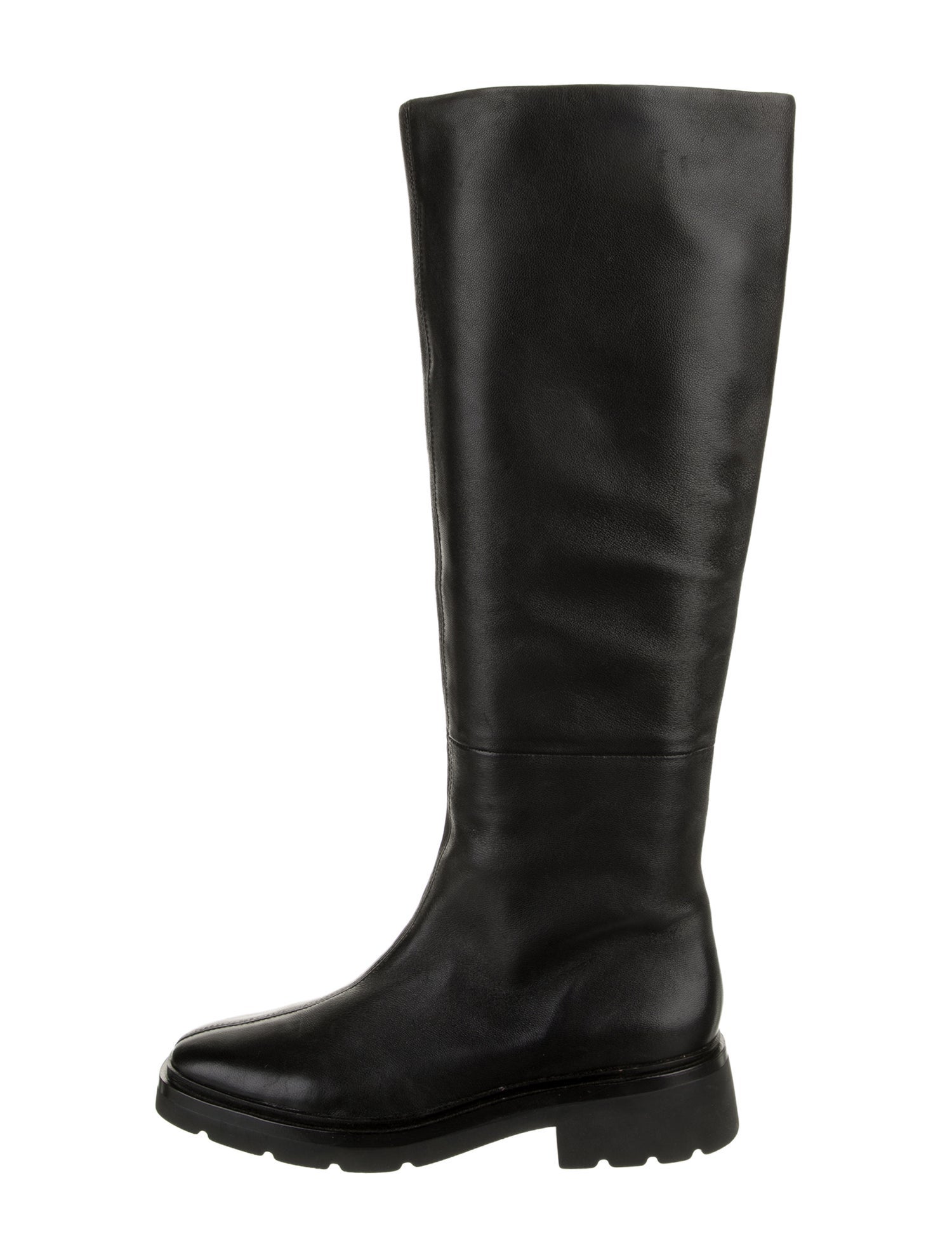 Vince Leather Riding Boots