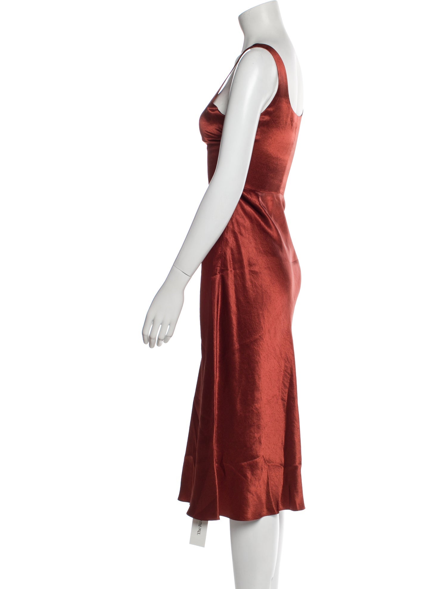 Vince One-Shoulder Midi Length Dress