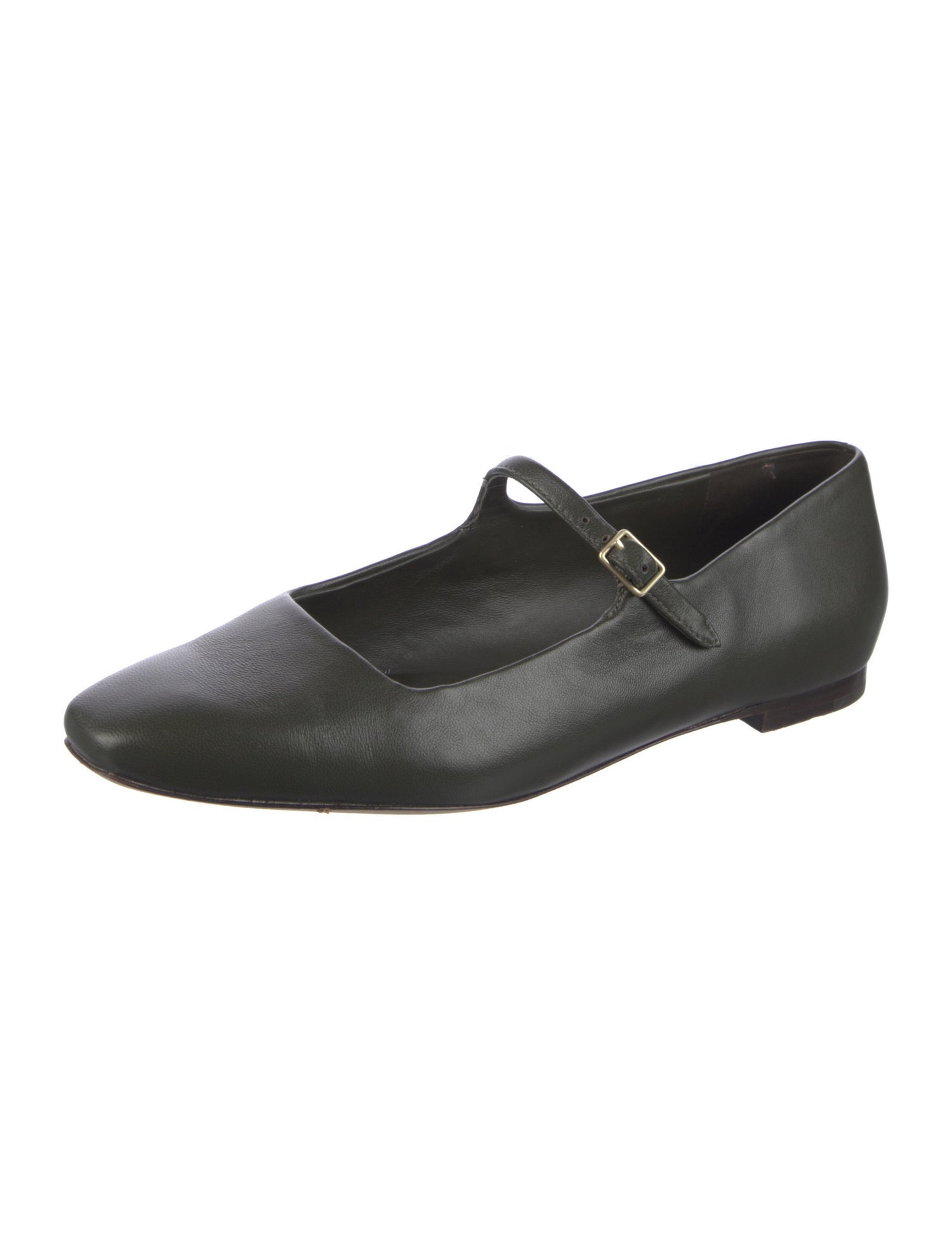 Vince Leather Mary Jane Flats