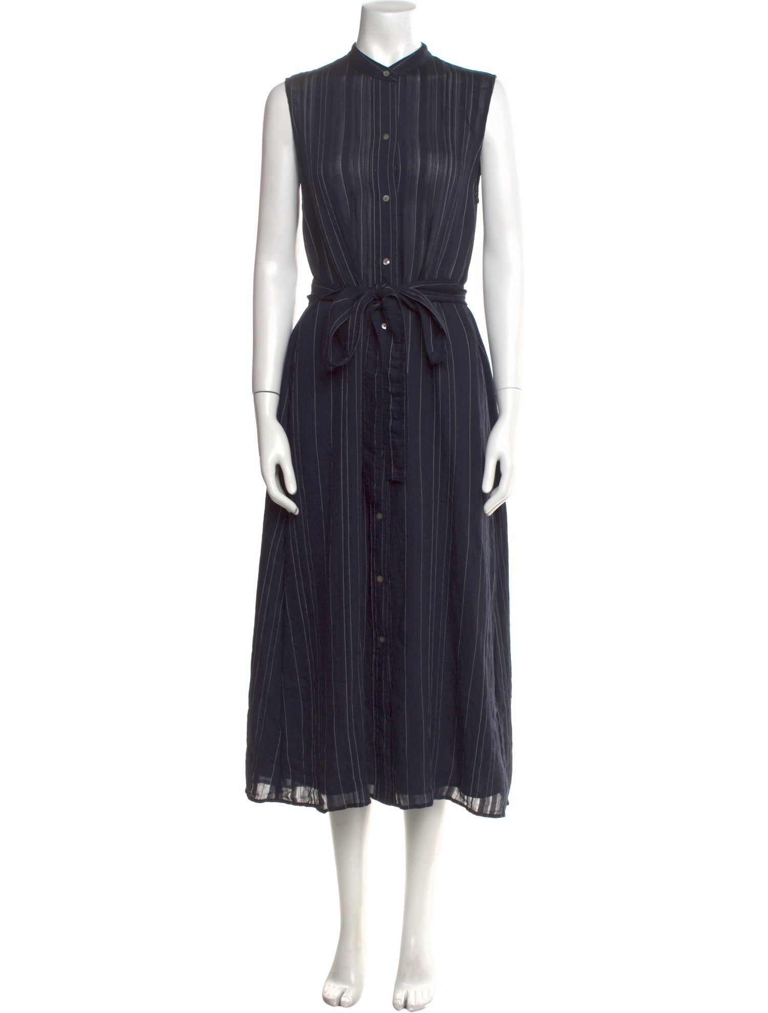 Vince Striped Long Dress