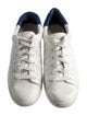 Vince Leather Colorblock Pattern Sneakers
