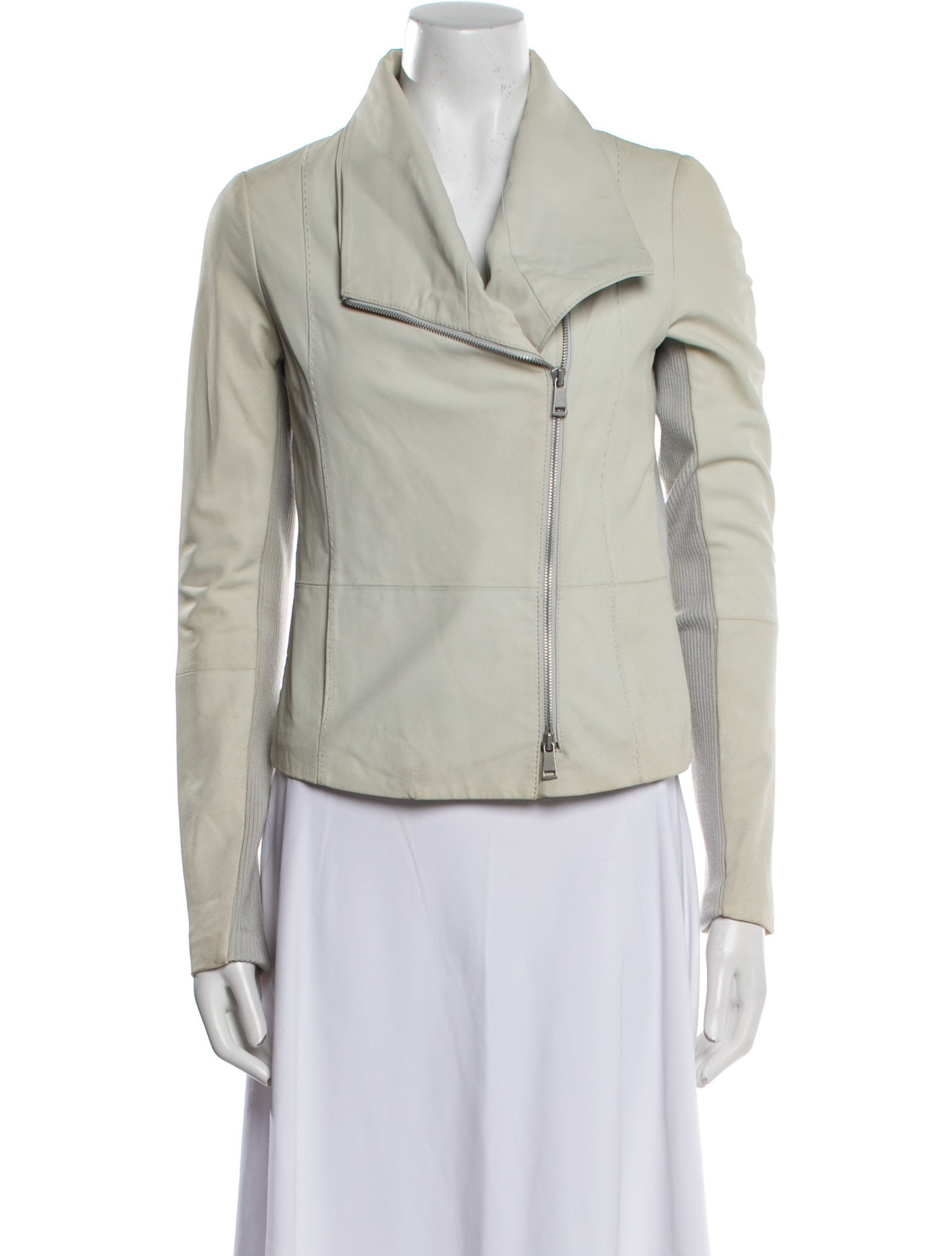 Vince Goat Leather Biker Jacket