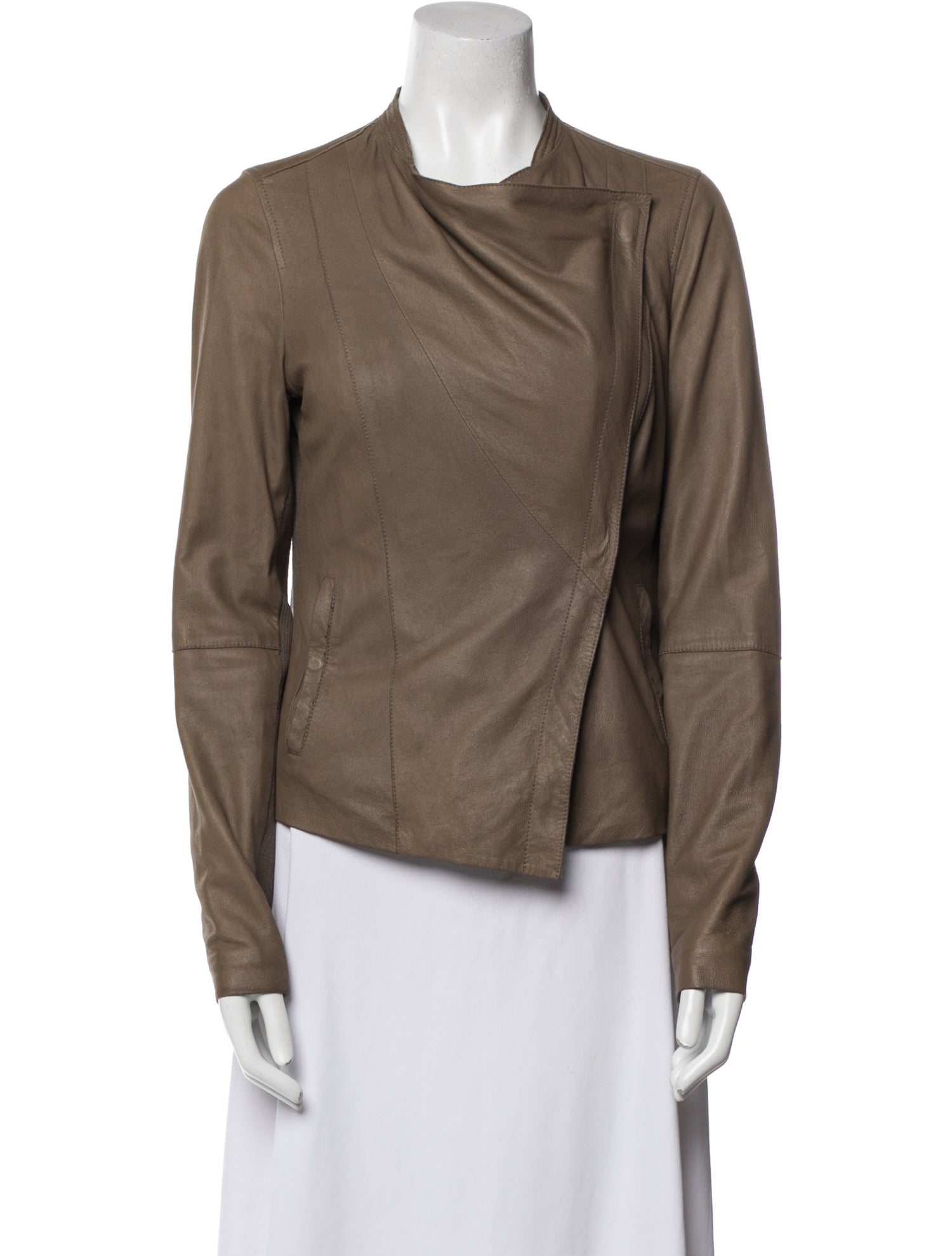 Vince Leather Biker Jacket