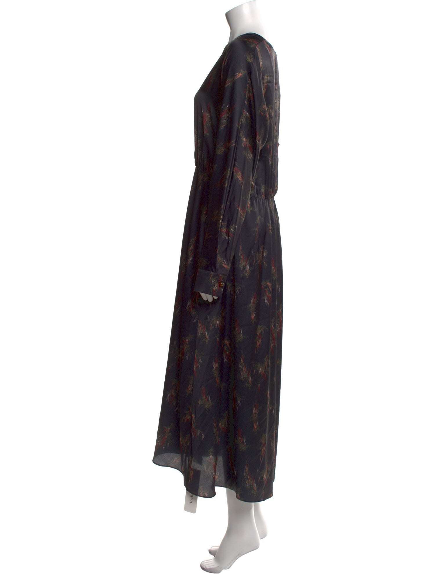 Vince Floral Print Long Dress