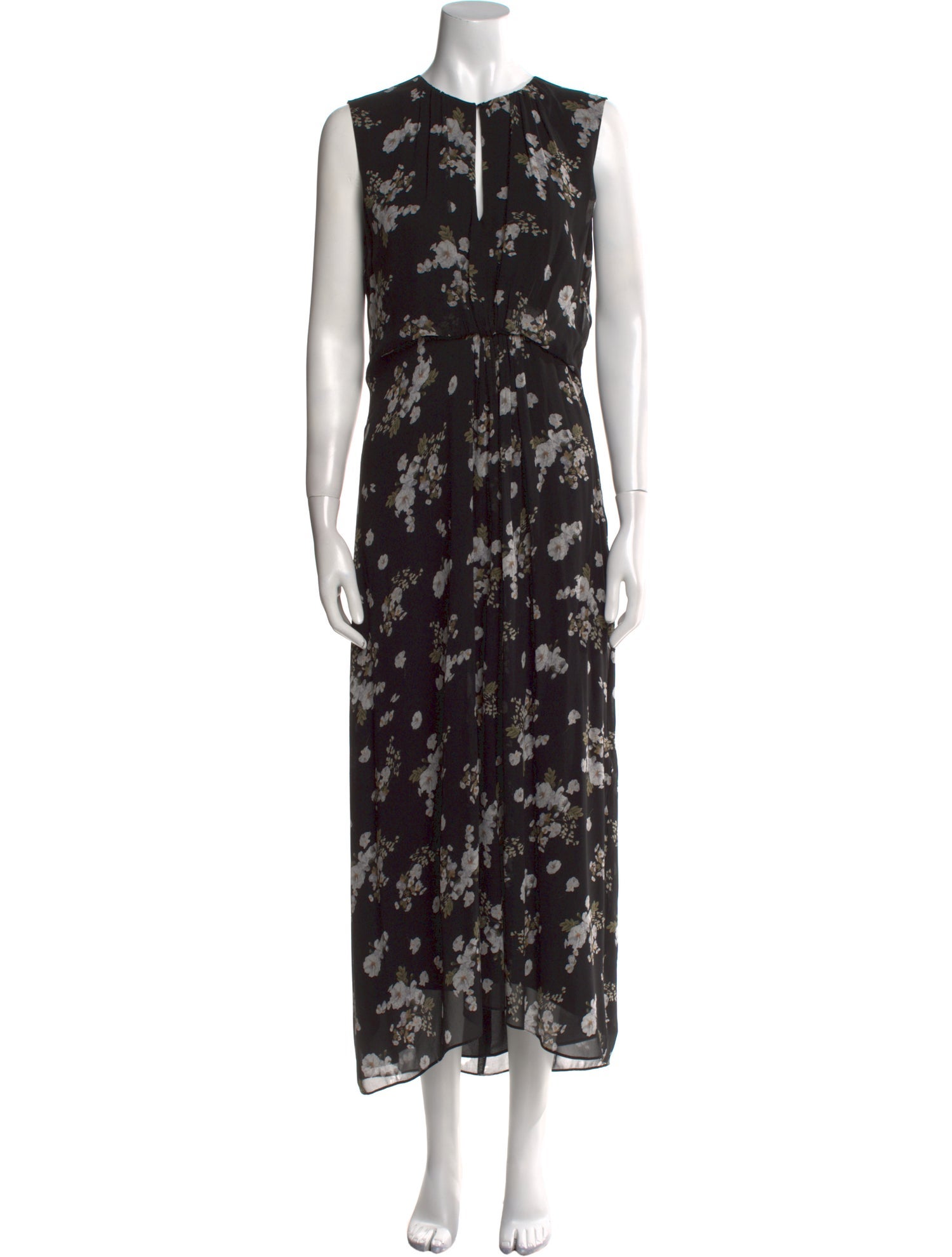 Vince Silk Long Dress