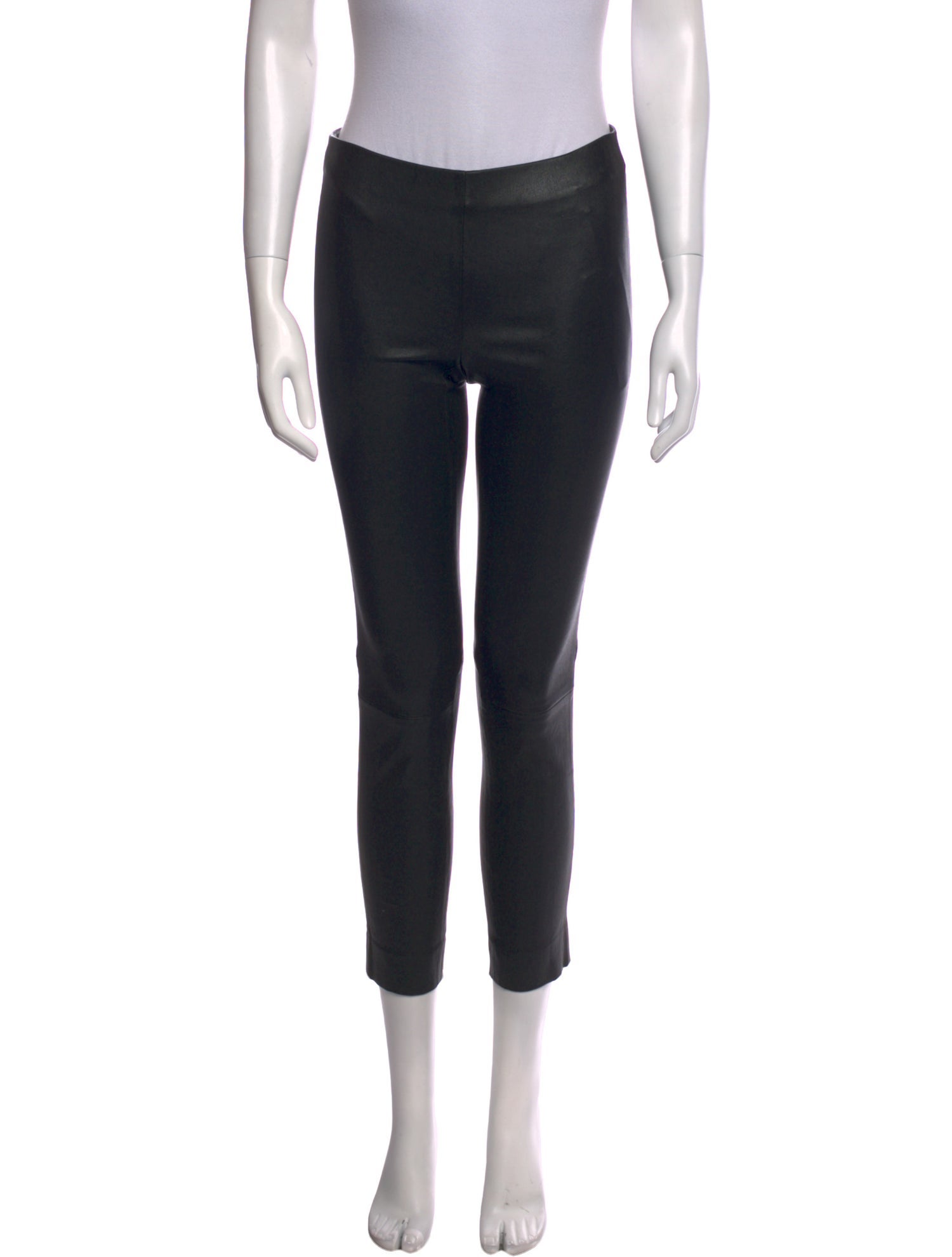Vince Leather Skinny Leg Pants