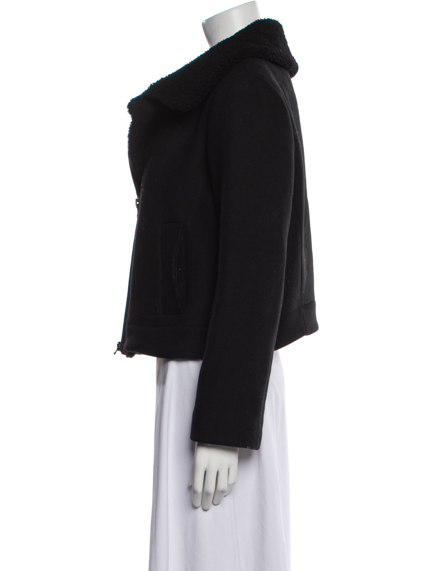 Vince Wool Fur Jacket