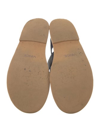 Vince Leather Slides