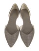 Vince Embossed Leather D'Orsay Flats