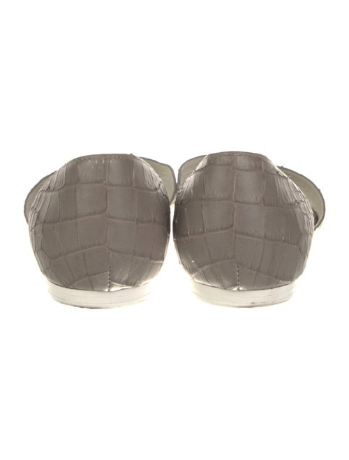 Vince Embossed Leather D'Orsay Flats