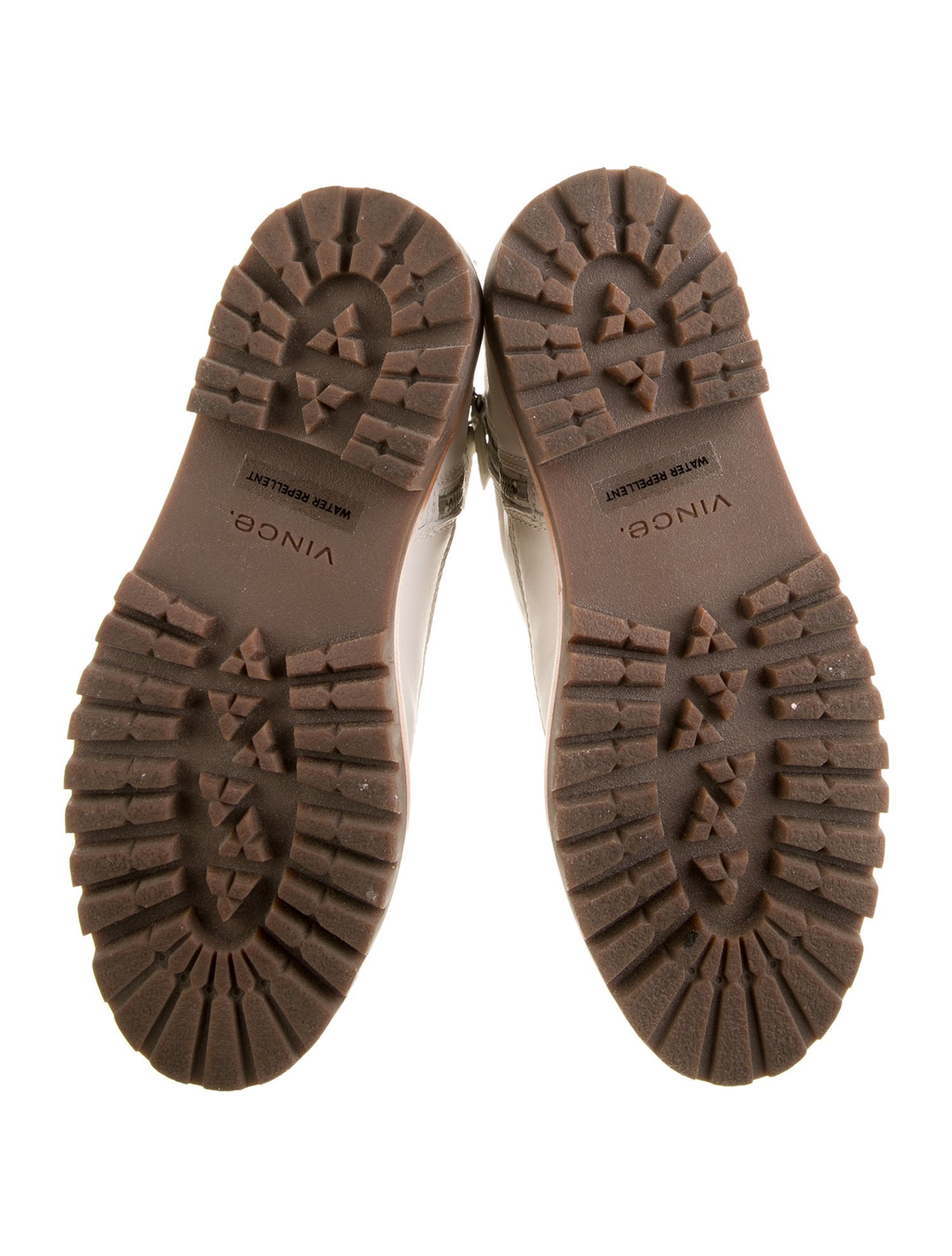 Vince Leather Combat Boots