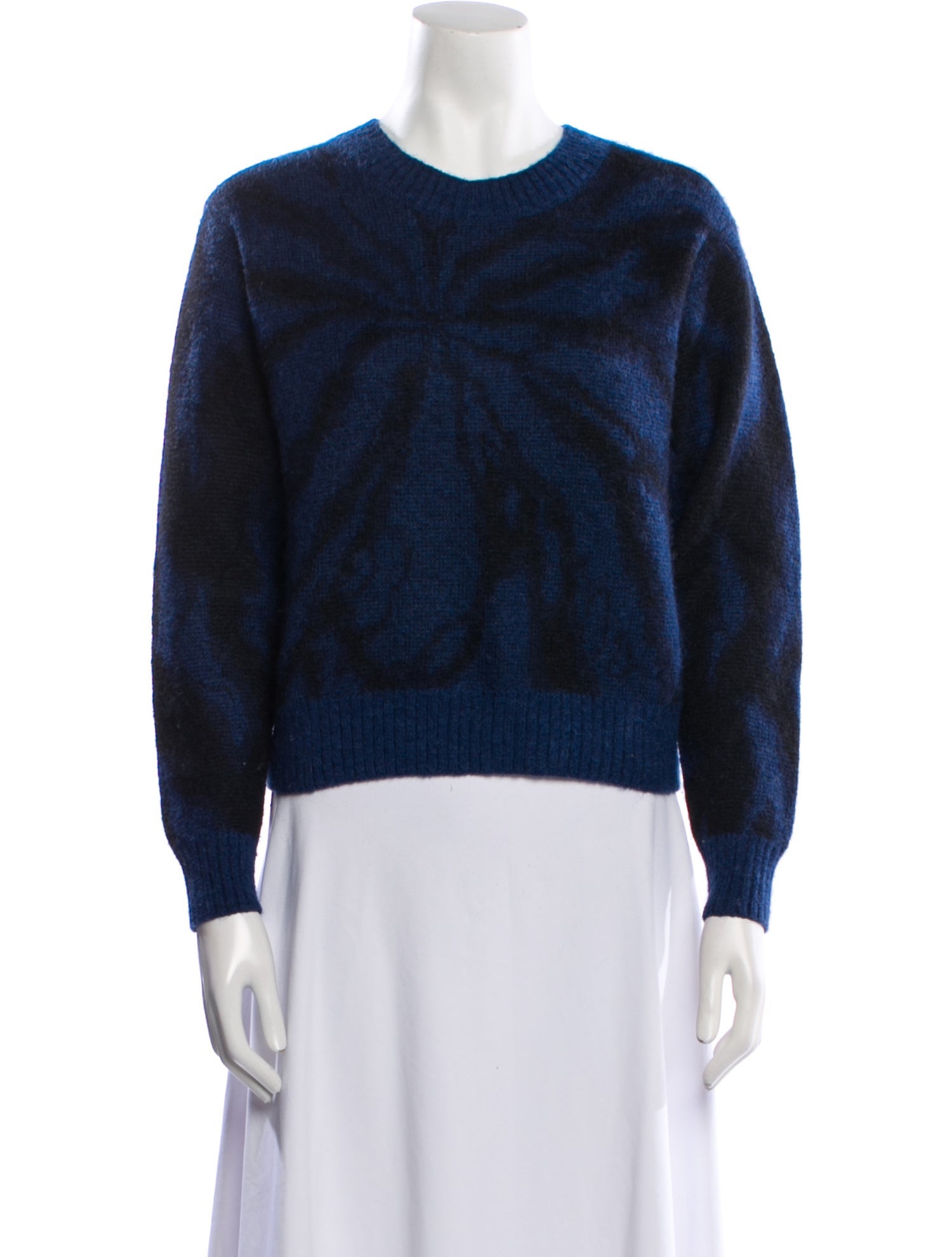 Vince Printed Crew Neck Sweater