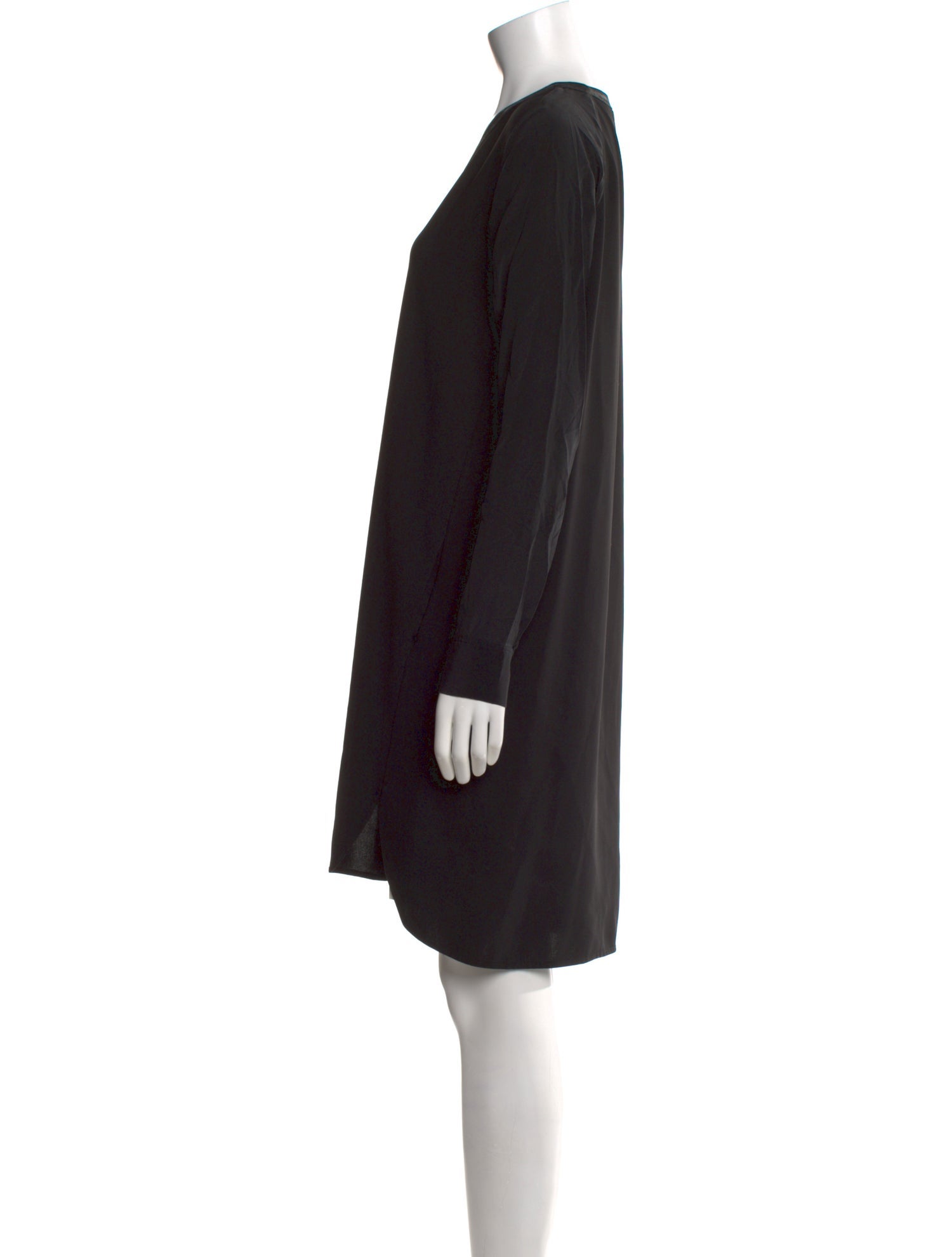 Vince V-Neck Knee-Length Dress