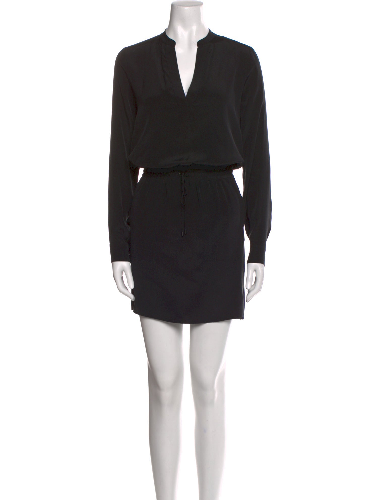 Vince V-Neck Mini Dress