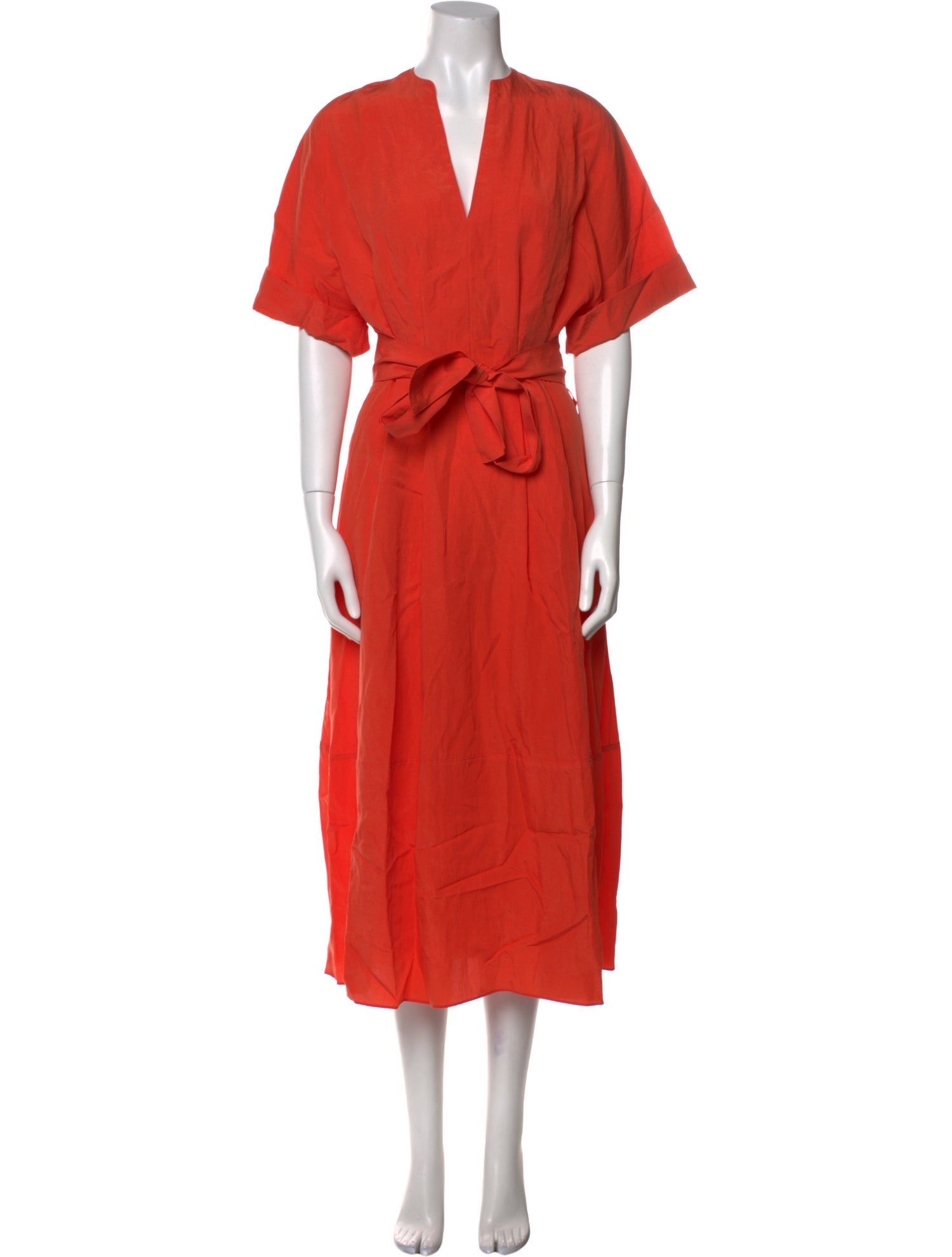 Vince V-Neck Long Dress