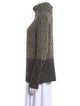 Vince Colorblock Pattern Turtleneck Sweater