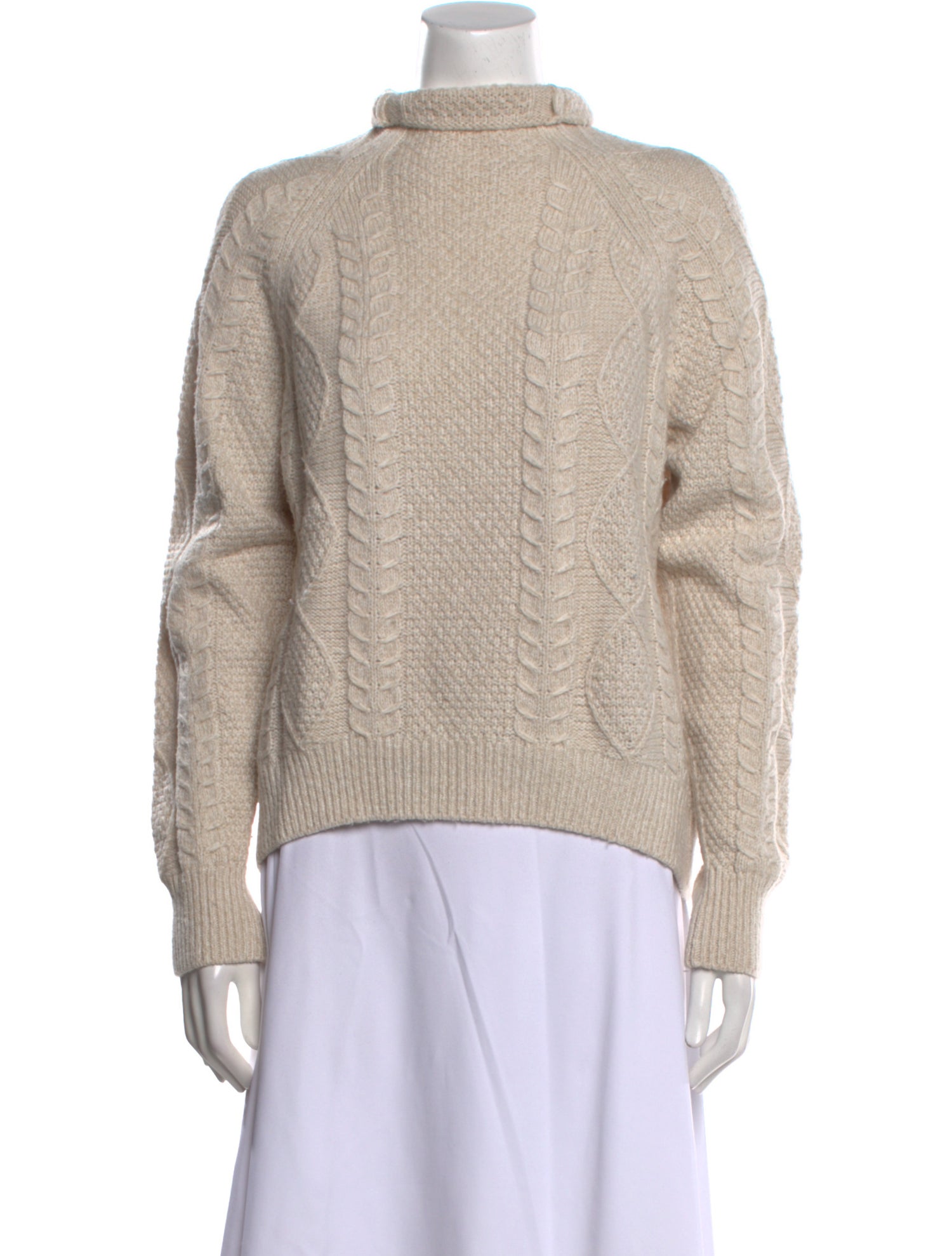 Vince Merino Wool Mock Neck Sweater