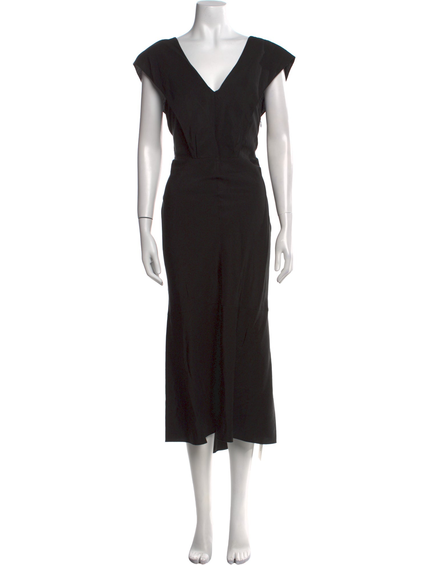 Vince V-Neck Long Dress