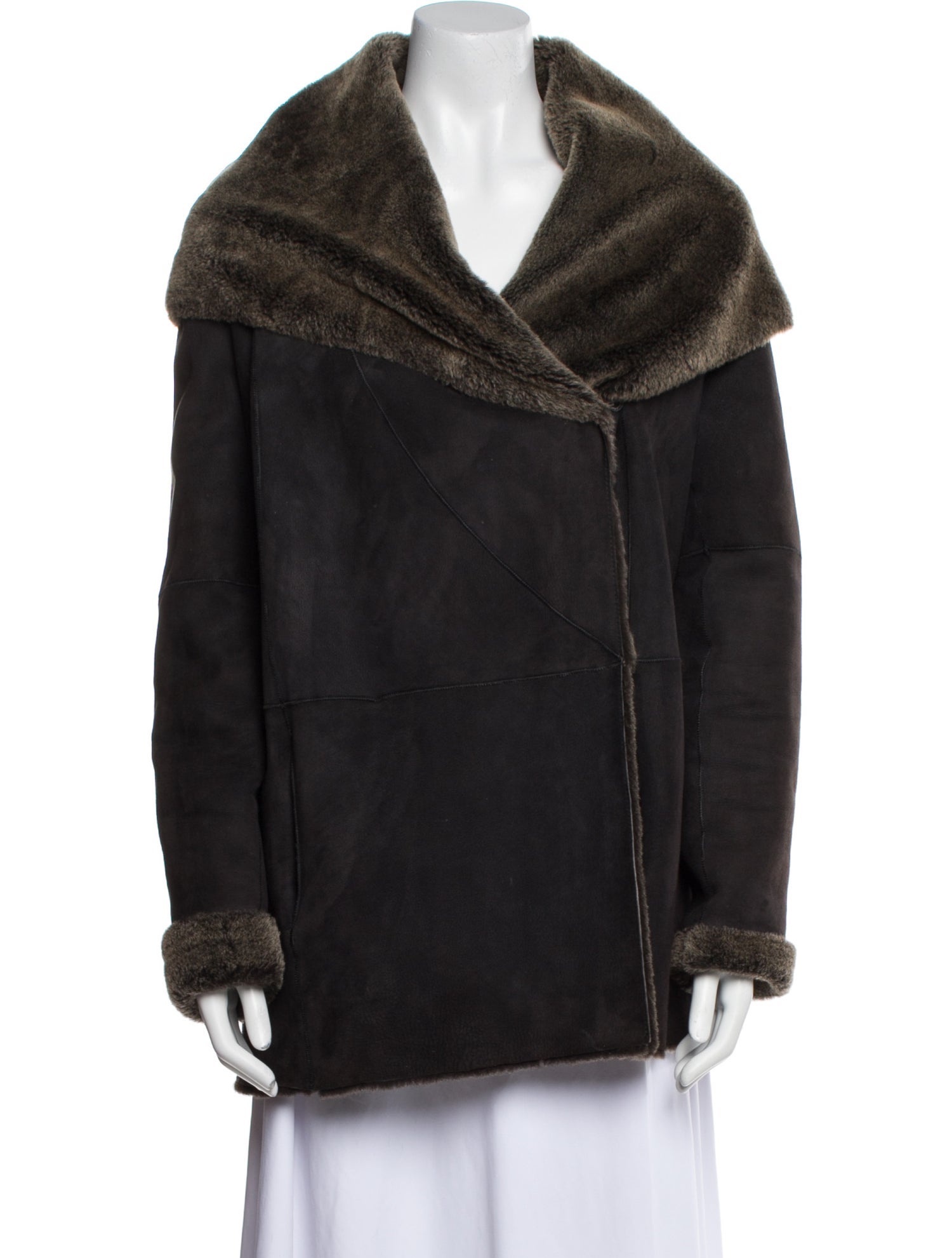 Vince Shearling Fur Coat
