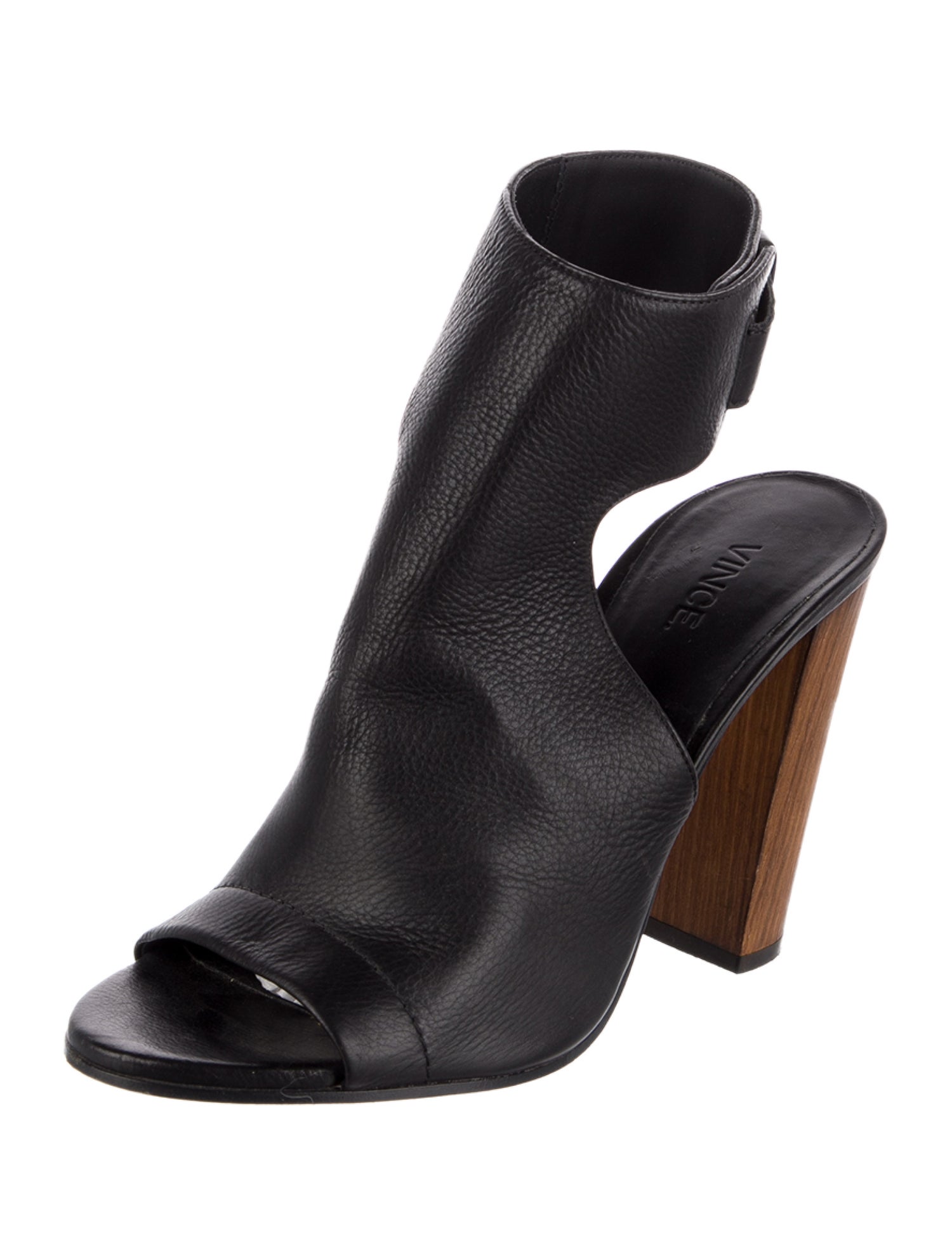 Vince Leather Slingback Pumps