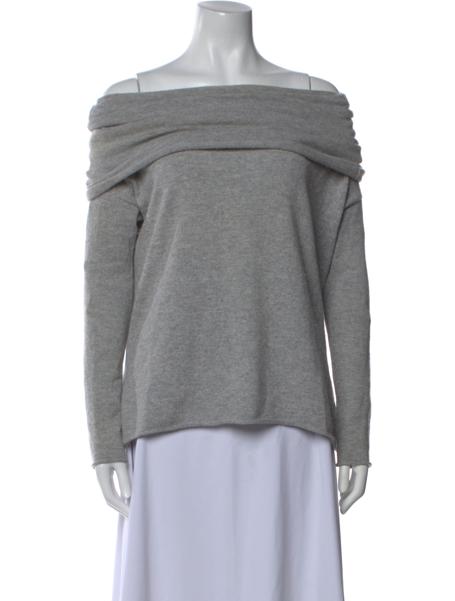 Vince Cashmere Off-The-Shoulder Sweater