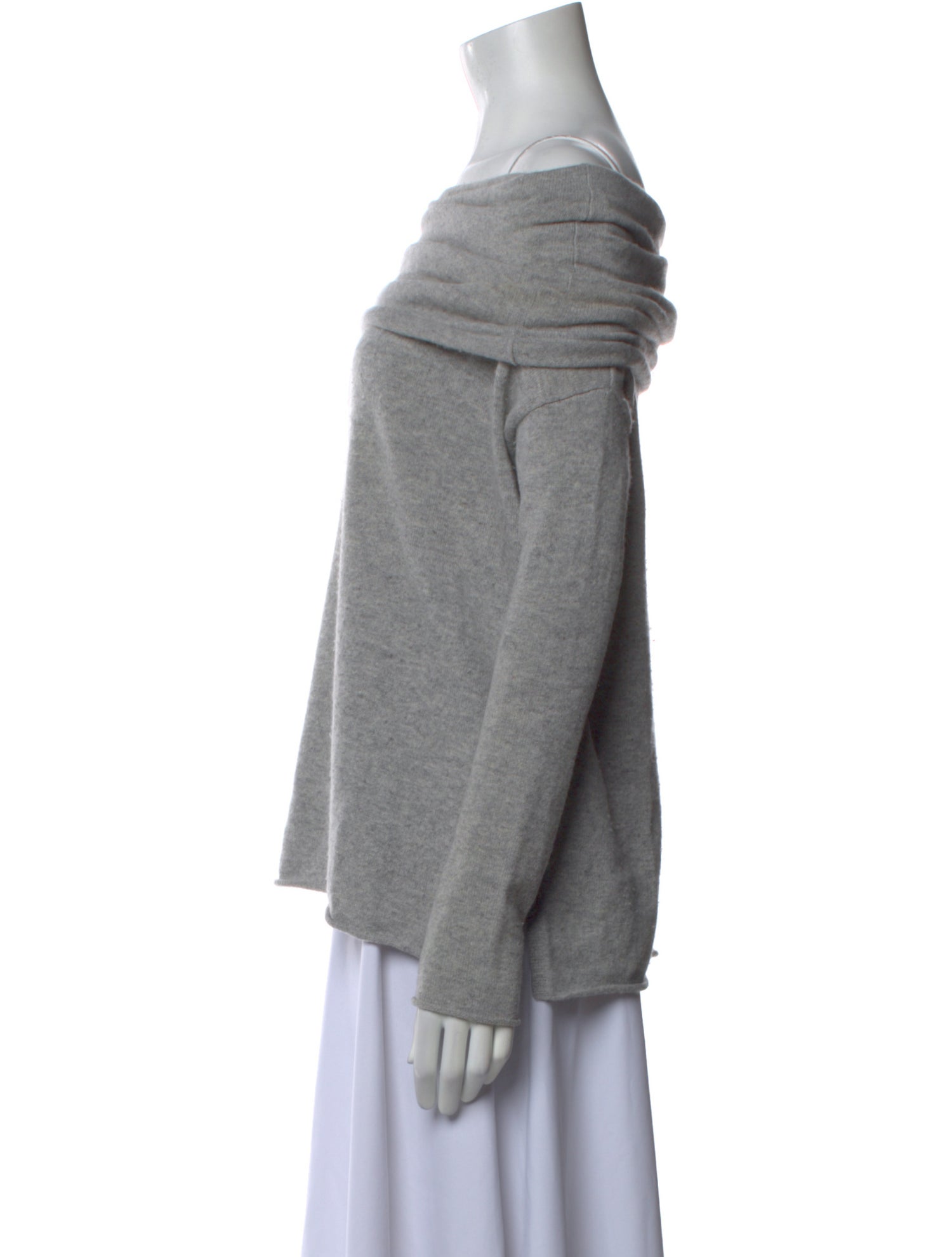 Vince Cashmere Off-The-Shoulder Sweater