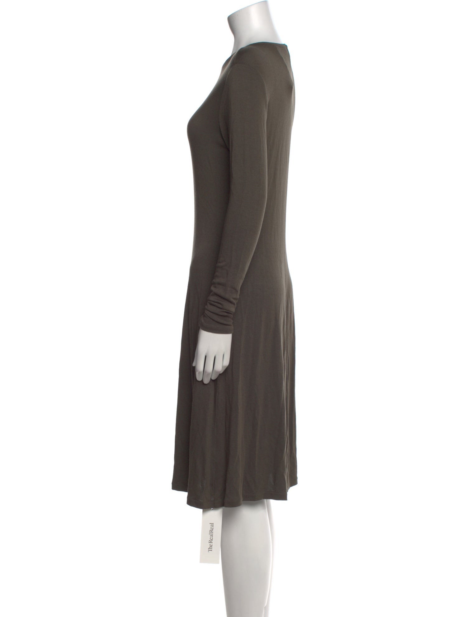 Vince Crew Neck Knee-Length Dress