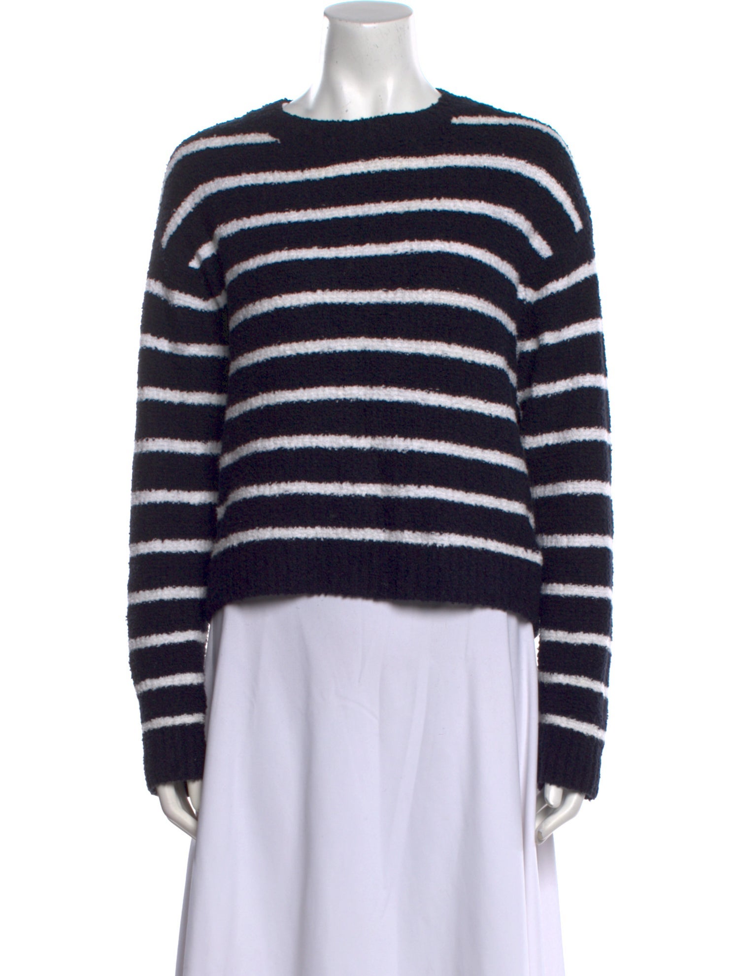 Vince Striped Crew Neck Sweater