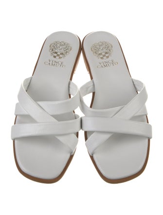 Vince Camuto Leather Slides