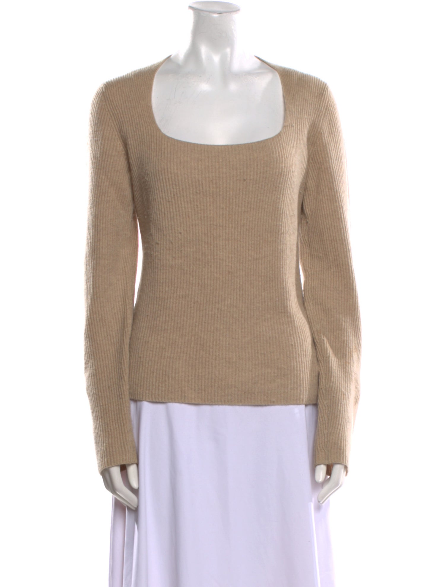 Vince Cashmere Square Neckline Sweater