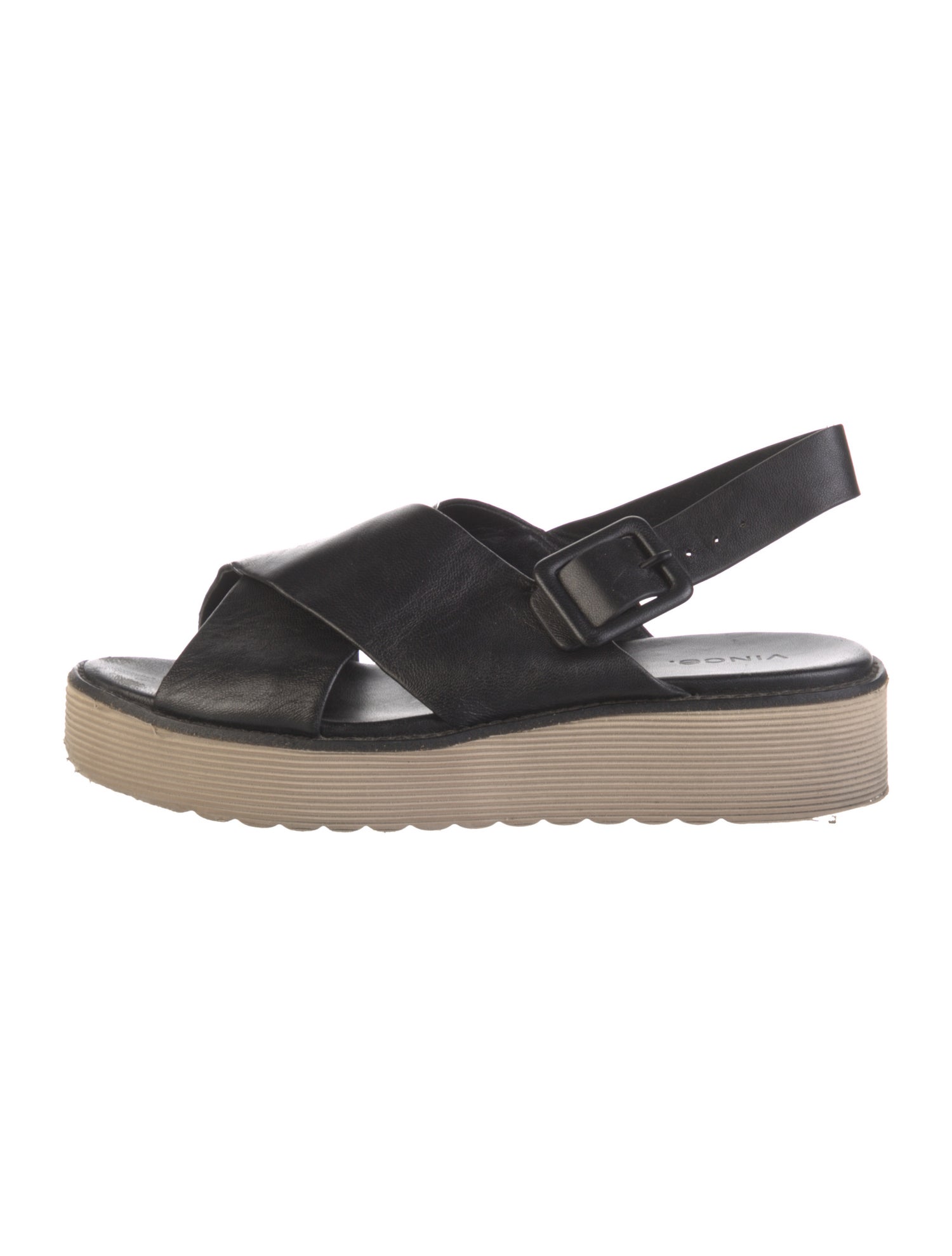 Vince Leather Slingback Sandals