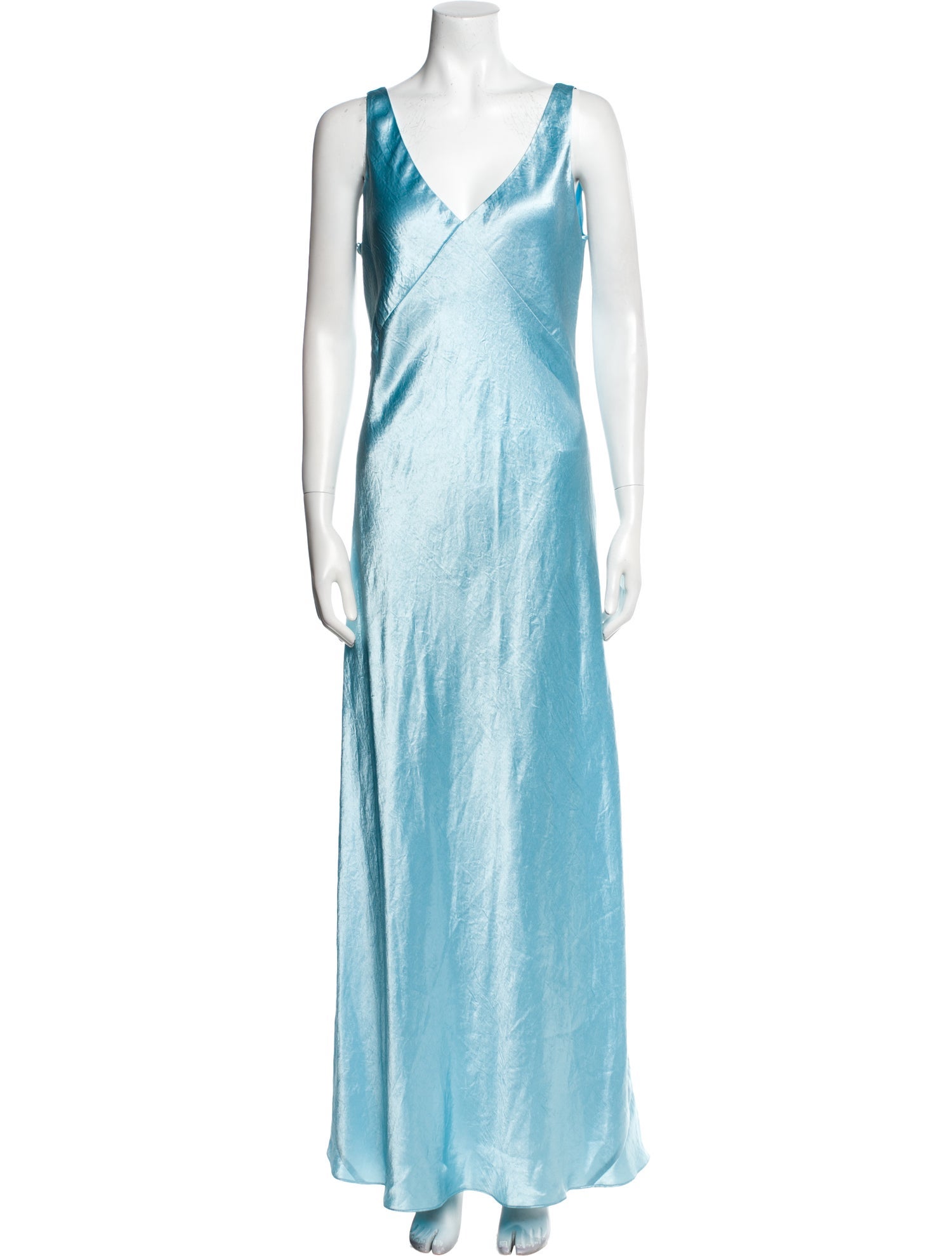 Vince V-Neck Long Dress