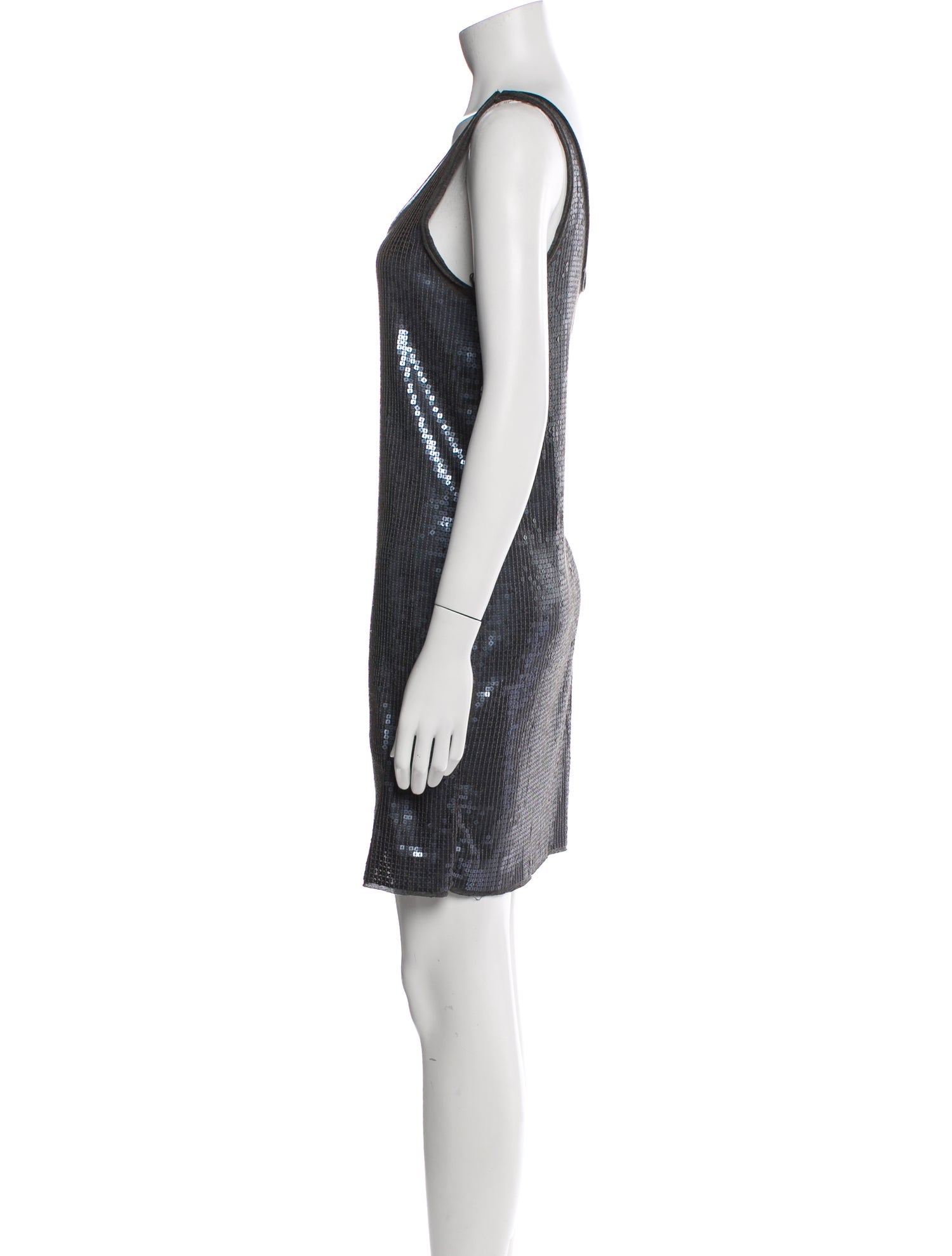 Vince Scoop Neck Mini Dress