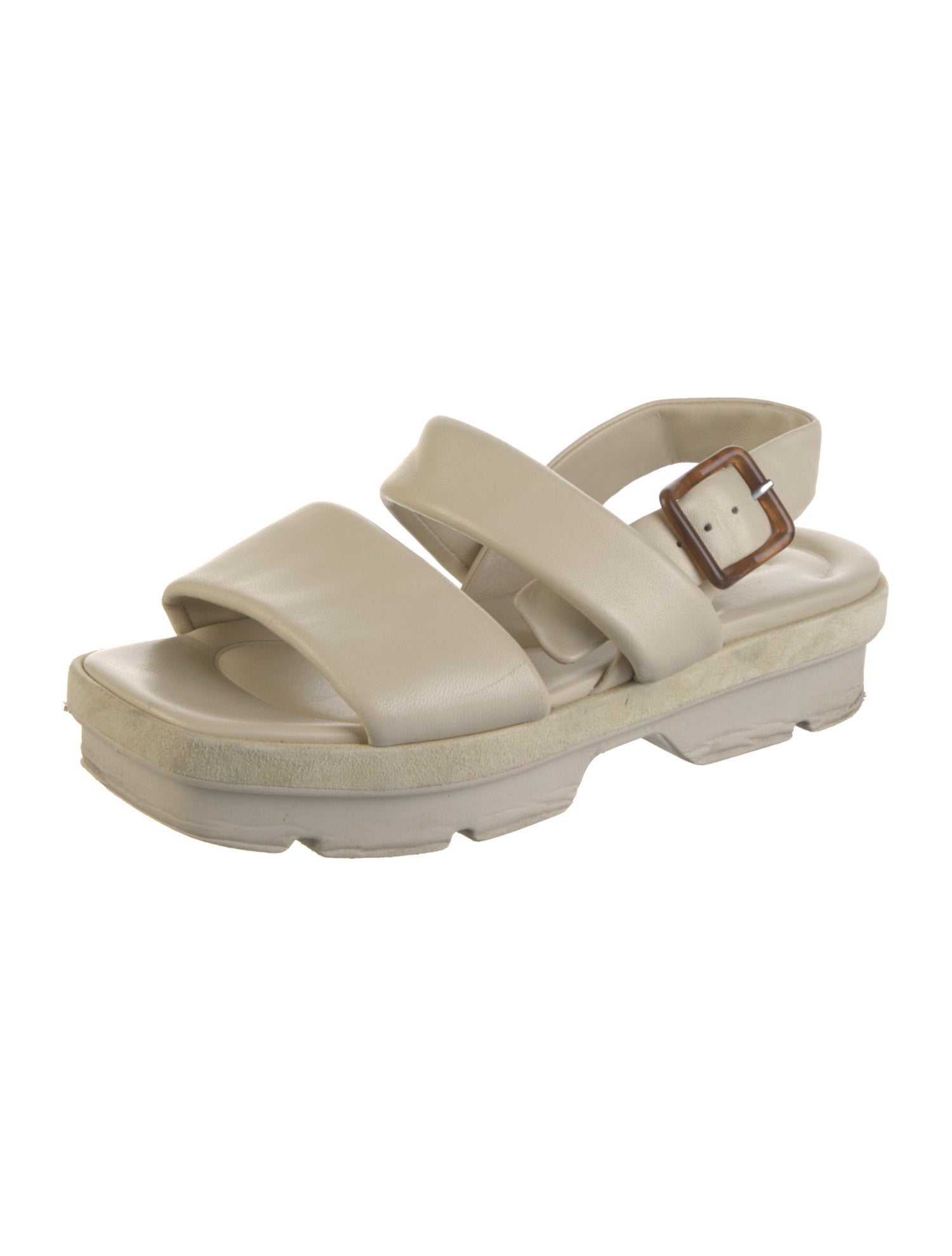 Vince Leather Slingback Sandals