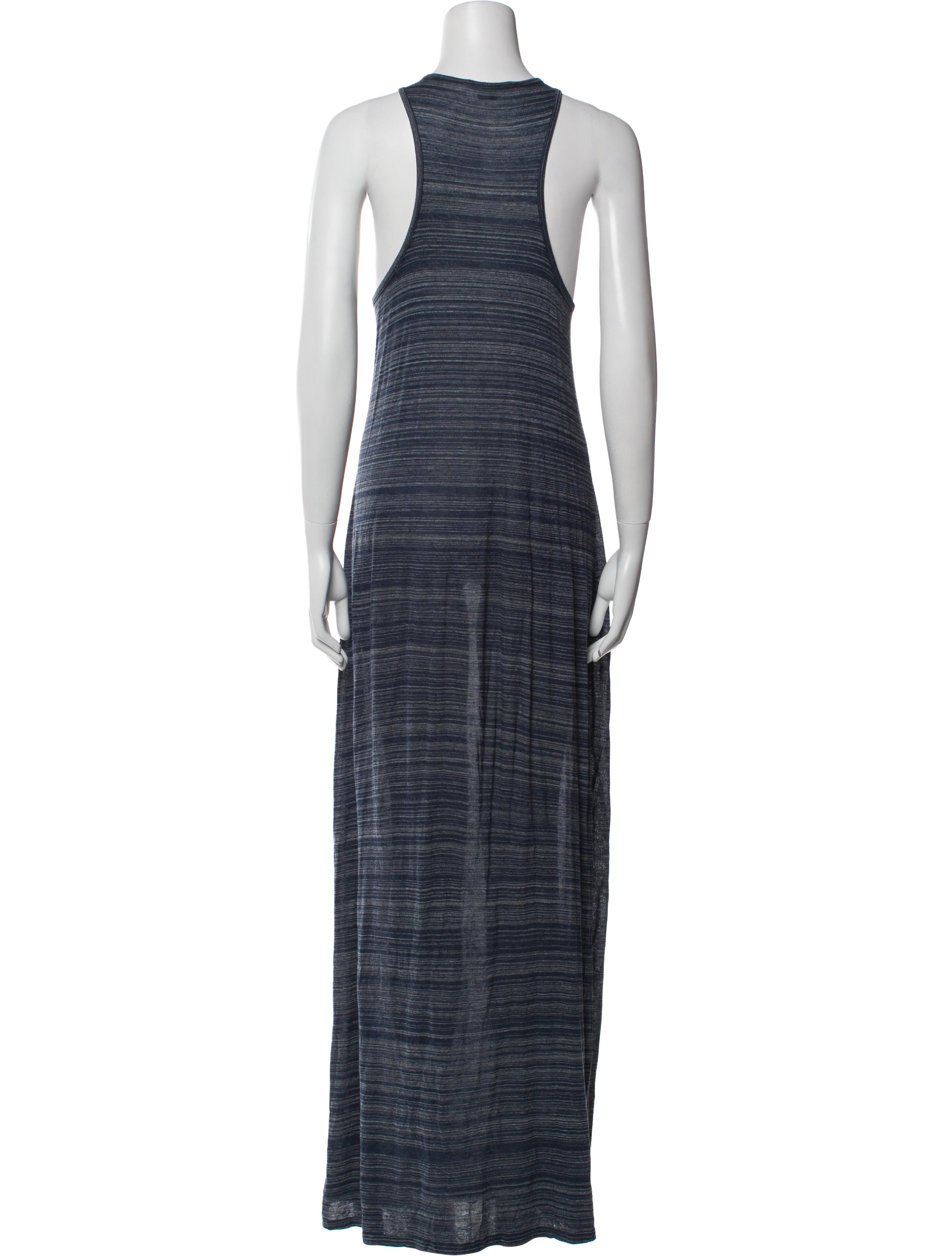 Vince Striped Long Dress